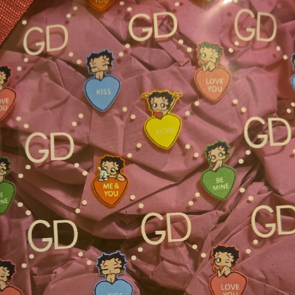 Pink GD Patterned Backpack - Picture 4 of 4